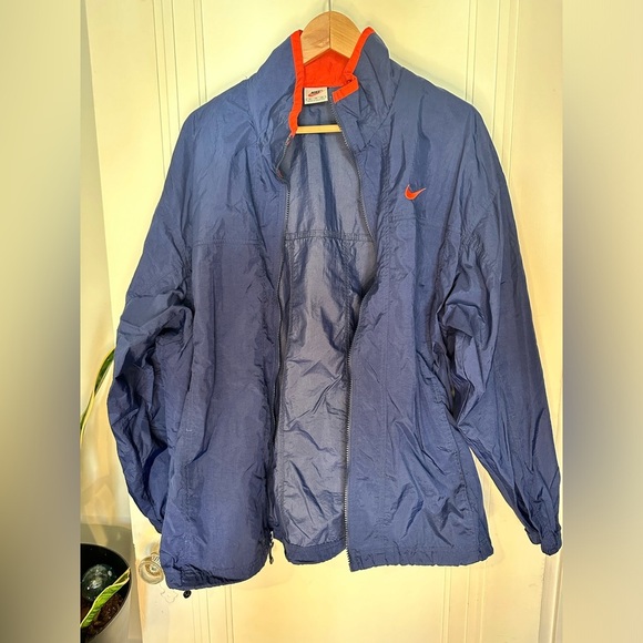 Vintage NIKE Blue Mens Jacket XL RN# 56323 CA# 05553 Windbreaker Full Zip - Picture 3 of 16